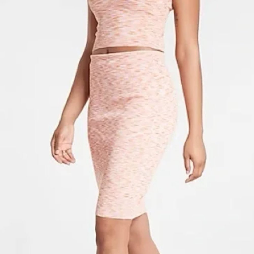 Express NWT Body Contour Ribbed Space Dye Pencil Skirt‎